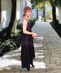 Avail | フェザージャガードロングワンピース(ワンピース/ドレス)