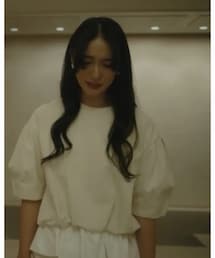 emmi | 【emmi atelier】ポンチフリルコンピプルオーバー(スウェット)