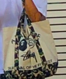 Stussy&A BATHING APE | トートバッグ