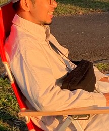 UNIQLO | ユニクロ U オックスフォードワイドフィットストライプシャツ（長袖） Lサイズ(シャツ/ブラウス)