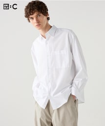 UNIQLO | ブロードオーバーサイズシャツ(シャツ/ブラウス)