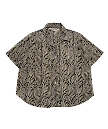 used | zebra pattern shirt(シャツ/ブラウス)