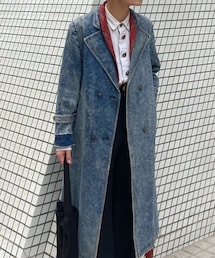 used denim coat | チェスターコート