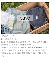 SAVE | キャップ