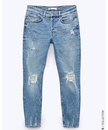 ZARA MAN | スキニーデニム [ミディアムブルー] ￥5990(デニムパンツ)