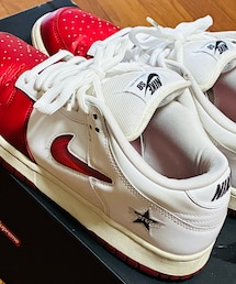 NIKE | Supreme × Nike SB Dunk Low "Varsity Red/White" 27 〔19aw〕(スニーカー)