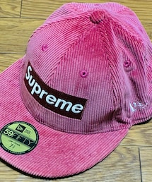 NEW ERA | Supreme Corduroy Box Logo New Era 7 3/8 〔15aw〕(キャップ)