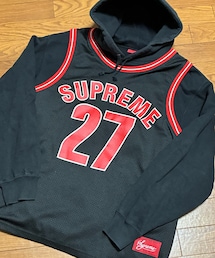 Supreme | Supreme Basketball Jersey Hooded Sweatshir L 〔21ss〕(パーカー)