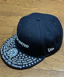 NEW ERA | Supreme Undisputed Box Logo New Era 73/8 navy 〔21aw〕(キャップ)