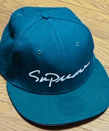 Supreme  | Supreme Classic Script New Era Cap 7 3/8 〔18aw〕(キャップ)