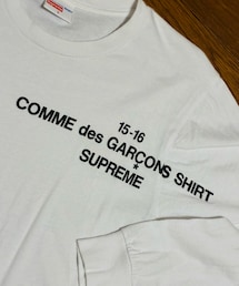 COMME des GARCONS | Supreme / Comme des Garcons SHIRT Logo L/S Tee S 〔15aw〕(Tシャツ/カットソー)