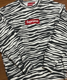 Supreme  | Supreme Box Logo Crewneck "Zebra" L 〔22aw〕(スウェット)