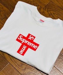 Supreme  | Supreme Cross Box Logo Tee L 〔20aw〕(Tシャツ/カットソー)