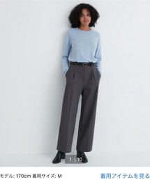 UNIQLO | タックワイドパンツ(その他パンツ)