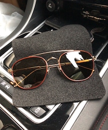 Cartier | Cartier カルティエ　CT0251S サングラス　ティアドロップ　オレンジ×ブラウン×ゴールド(サングラス)