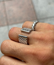 JIL SANDER | JIL SANDER ジルサンダー　リング　真鍮製　エングレーブロゴ入り ハンドメイドリング Sサイズ 66000 gufo購入(リング)