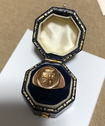 no brand | ゴールドインタリオリング　18ct イギリス19世紀後期　2022.9.5 269500円(リング)