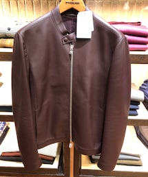 1945C.A | 1945C.A シングルライダース　ボルドー 44(ライダースジャケット)