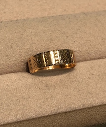 no brand | イギリス　バーミガム　エタニティリング　18ct 1876年　アンティークリング　#12  231000円(リング)