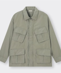 GU | コットンファティーグジャケット(長袖)(ミリタリージャケット)