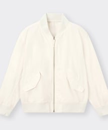 GU | コットンリラックスフィットMA-1ブルゾン(MA-1)