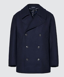 UNIQLO | ウールブレンドオーバーサイズピーコートXXL(ピーコート)