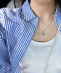 Avail | クロップド丈 ストライプシャツ(シャツ/ブラウス)