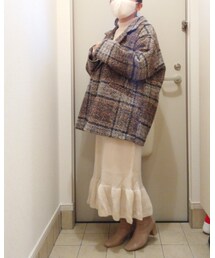 横からだと | お尻がすっぽり隠れる丈(その他)
