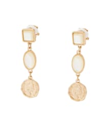 しまむら | HRコインブラE 濃白 ¥539 329-0601(イヤリング)