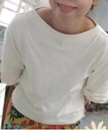 UNIQLO | 船型領，五分袖(その他トップス)