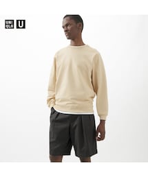 UNIQLO | ワイドフィットタックチノショーツ 457970 Ssize(チノパンツ)