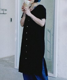 no brand | シャツワンピース