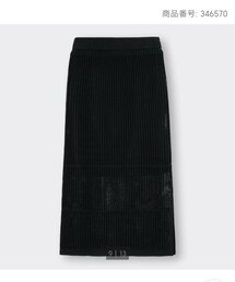 メッシュナローニットスカート Sサイズ