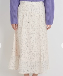 COHINA | フラワードットスカート(スカート)