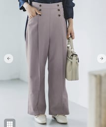 COHINA | ボタンデザインストレートパンツ(パンツ)