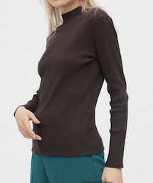 UNIQLO | リブハイネックT(Tシャツ/カットソー)