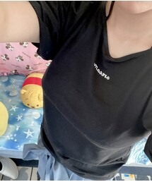 Areeam | バッククロスパフトップス(Tシャツ/カットソー)