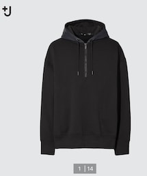 UNIQLO | ドライスウェットハーフジップパーカ: L(パーカー)