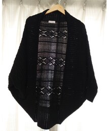 no brand | ドルマンニットカーディガン(カーディガン/ボレロ)