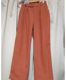 しまむら | ツイルニットストレートパンツ(パンツ)