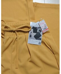 しまむら | カットジョーゼットシェフパンツ63(Linoluce M 淡黄 525-1624 )(パンツ)