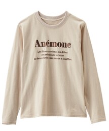 パシオス | ロゴ刺繍プルオーバー　(L モカ)(Tシャツ/カットソー)