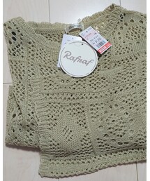 しまむら | レース編みニットPO(Rafnaf M 中緑 529-4651)(トップス)