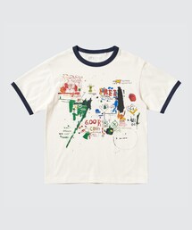 UNIQLO | ジャン=ミシェル・バスキア UT オフホワイト 120cm 990円(Tシャツ/カットソー)