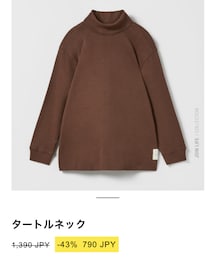 ZARA KIDS | 黒 タートルネック (Tシャツ/カットソー)