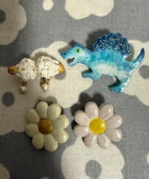 さりちゃん作アクセサリー🌼💠🦖 | ブローチ/コサージュ