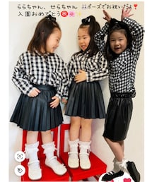ららちゃん、せらちゃんと並んだ👧🏻 | ららちゃん、せらちゃん追いコーデ🎀(ポスター/アート)