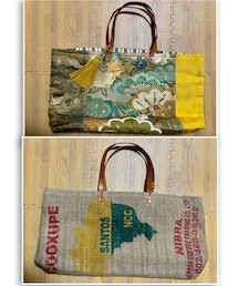 Quinoa | Quinoaオリジナル コーヒー豆リメイク&👘トートバッグ👜旦那さんからの誕生日プレゼント💝(トートバッグ)