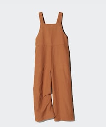 UNIQLO | GIRLS リネンブレンドサロペット  ブラック 110cm 1,990円にお値下げ(サロペット/オーバーオール)