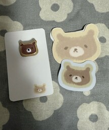 くまさんタルト🐻‍🥧 | teto ohana to くまさんタルトブローチ🐻🥧 森のおしゃれなくまさんと同じお顔がかわいい🥰💖(ブローチ/コサージュ)